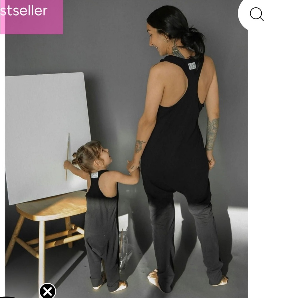Be Mi Los Angeles black romper- Size S